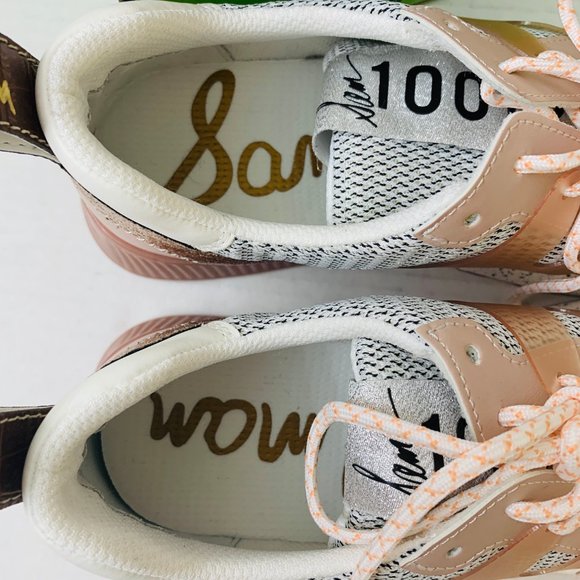 Sam Edelman Darsie Colorblock Colorful Pastel Textured Casual Style Sneaker 8 - Picture 10 of 13